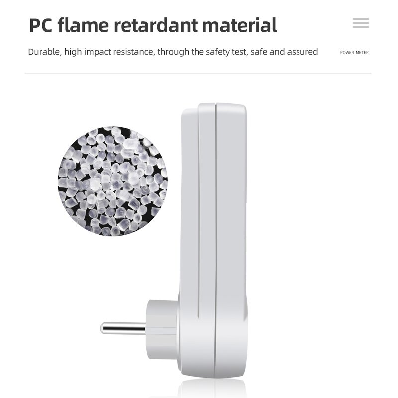 Wattmeter Manufacturer - DDS109L Single Phase Digital Kilowatt Voltage Monitor with Backlight AC Power Meter Energy Monitor Socket