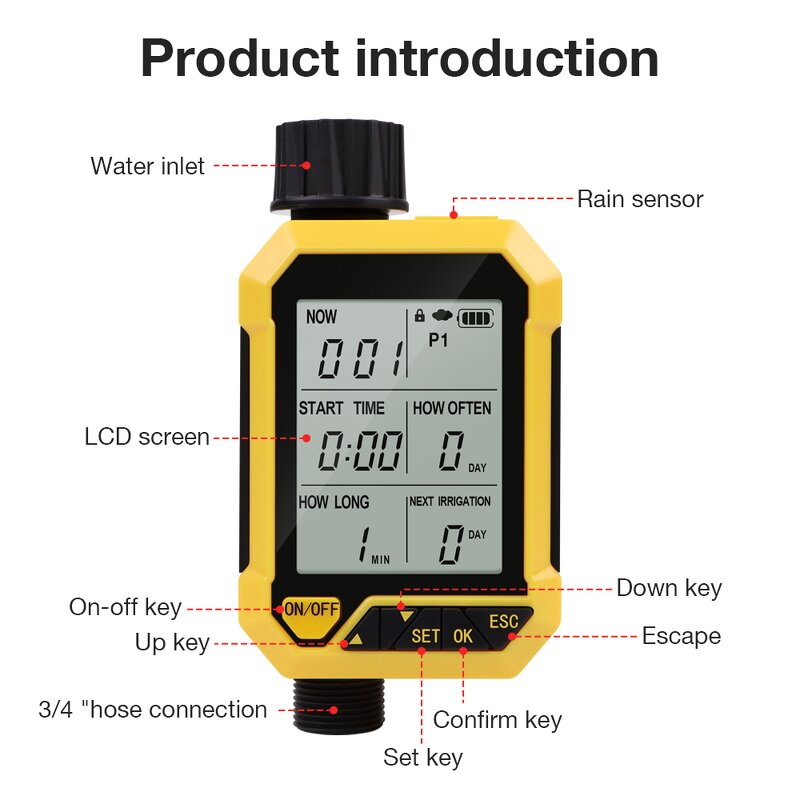Water Timer Manufacturer - Wholesale Smart Digital Garden Timing Automatic Waterproof Watering Controller