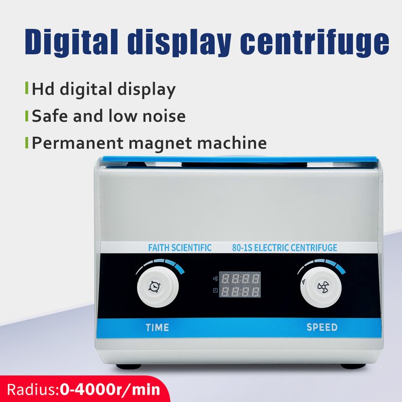 Low Speed Centrifuge Manufacturer - New Arrival Lab 15ml*6 Tube Digital Mechanical Medical Industrial Benchtop Laboratory