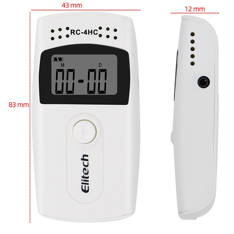 Temperature Humidity Tester Manufacturer - RC-4HC Digital USB Built-in NTC Mini Recorder Data Logger