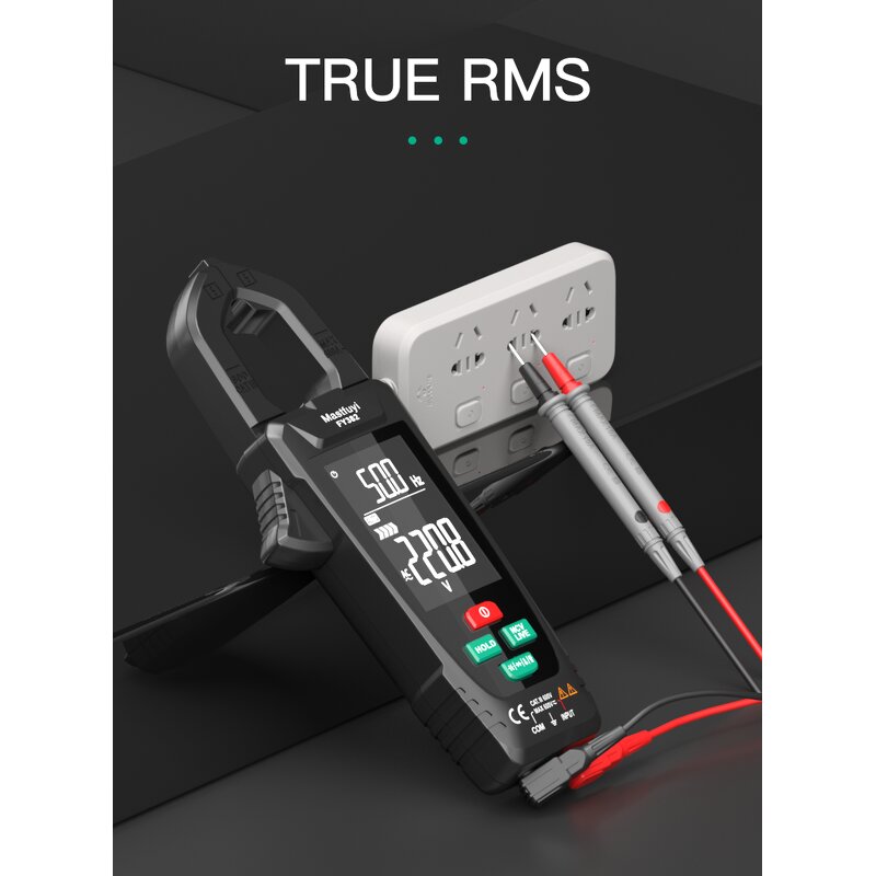 Digital Clamp Meter Manufacturer - FY382 True RMS Capacitance NCV Ohm Hz Tester 9999 Counts DC/AC Current Detector Professional