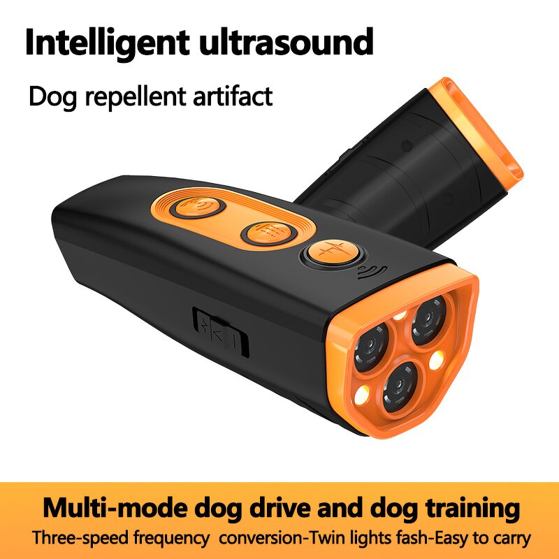 Bark Stopper Manufacturer - New Repellent Device Portable Rechargeable Ultrasonic with LED Light Bark Control