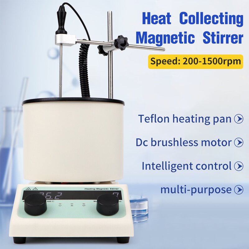 Magnetic Stirrer Manufacturer - Professional Digital With Heater Lab Mixer Hot Plate Heating Pan Heat Collecting Laboratory