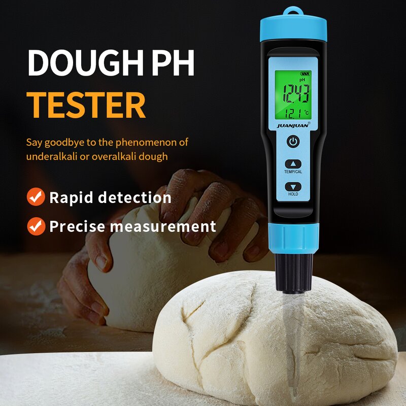 PH Detector Manufacturer - YY-1030 Portable Digital for Dough Meat Fruit Water Quality Cheese Backlit Food for Test Pen with 1-Year