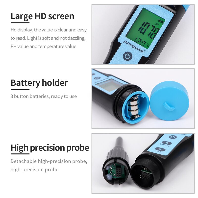 PH Meter Manufacturer - New Design YY-1030 Digital Display Electronic Portable Baby Complementary Food Cheese Cosmetics Tester