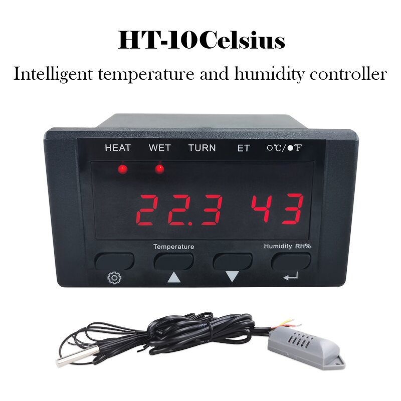 Egg Incubator Manufacturer - Intelligent Control Mini HT-10 Temperature Controller Humidity Controller Intelligent Thermostat