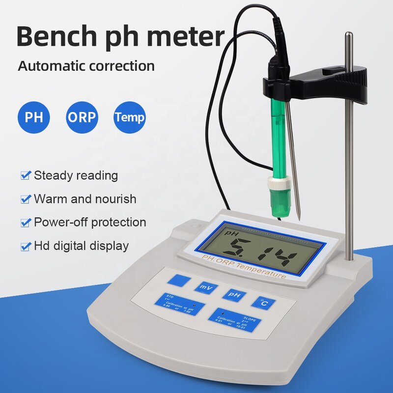 PH Tester Manufacturer - High Quality 0.00-14.00PH 3 in 1 ORP Temperature Water Quality Digital Laboratory