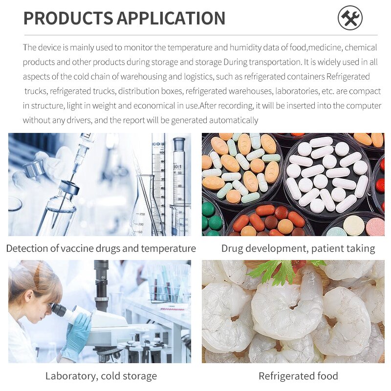 Temperature Humidity Logger Manufacturer - TempU 03 Multi-Use USB Recording Recorder for Logistics Cold-Chain