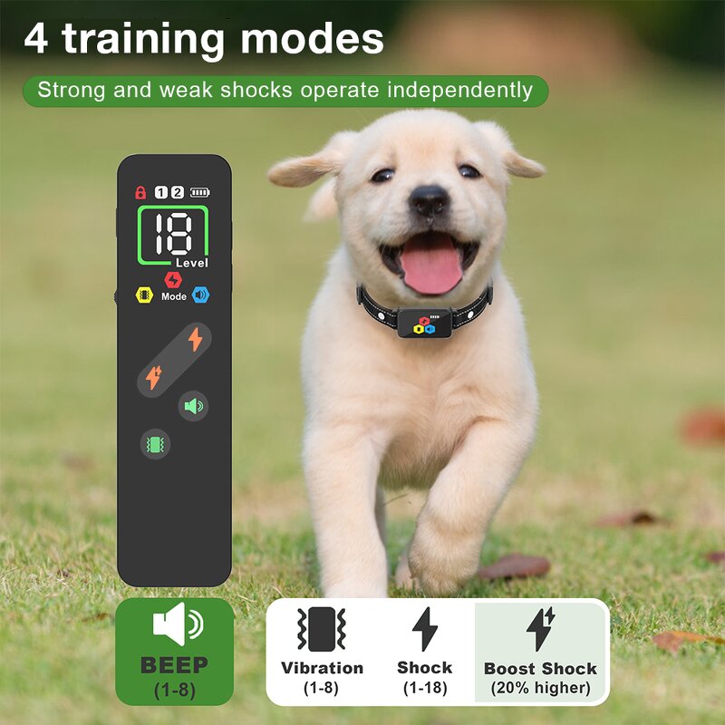 Pet Dog Training Collar Manufacturer - New Arrivals Smart Electric With Remote Waterproof Adjustable for Multi-Dog