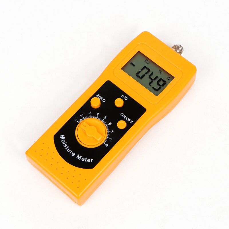 Soil Moisture Meter Manufacturer - Handheld DM300L with LCD Backlight Display Silver Sand Coal Powder Detector 5%~90% Range