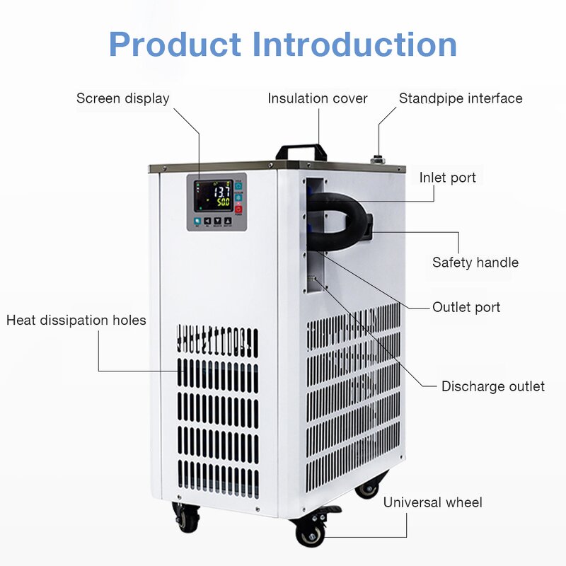 Cooling Pump Manufacturer - 10L Low Temperature Circulation Laboratory with Digital Screen