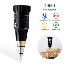PH Analyzer Manufacturer - Multifunctional Needle Type 2 in 1 Soil Moisture Tester with PH Range 3 to 8