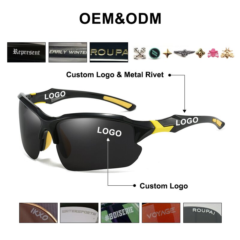 Sports Sunglasses Manufacturer - Lightweight Half Frame Polarized for Cycling & Custom Logo