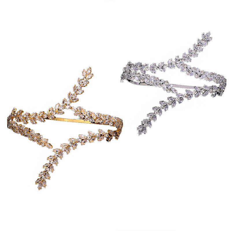 Fine Bracelets Manufacturer - Wheat Ear Zircon Bracelet Shining Elegant for Party Plant Wrapped