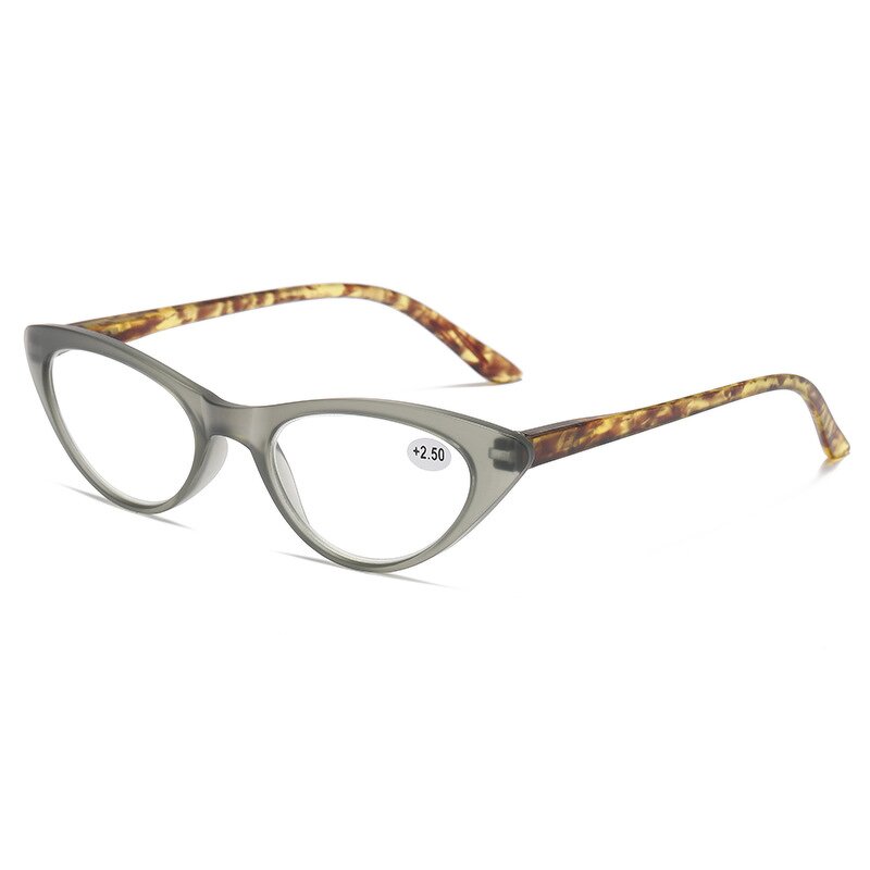 Reading Glasses for Women Manufacturer - Cat Eye Spring Legs Frosted Frame HD Optical