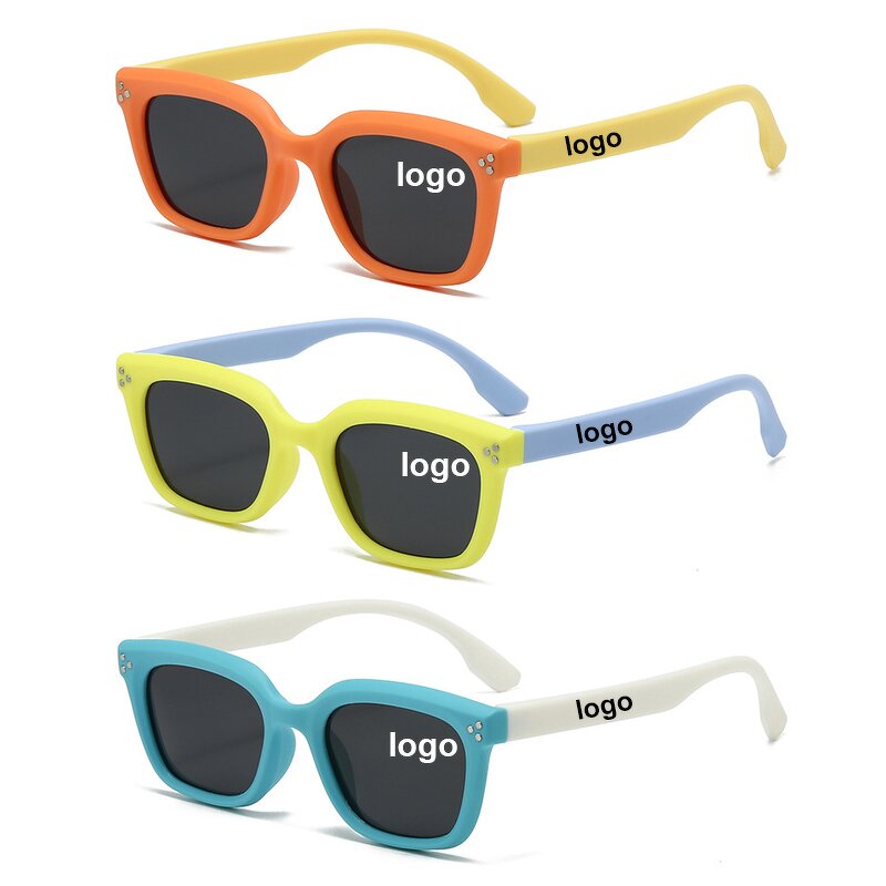 Baby Sunglasses Manufacturer - UV400 Multicolor Silicone Square Round Frame & Custom LOGO