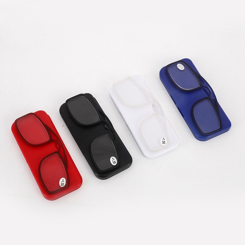 Reading Glasses Manufacturer - Ultrathin Metal Nose Clip Cardstyle Portable with Box