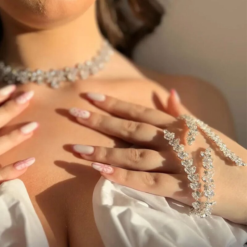 Fine Bracelets Manufacturer - Wheat Ear Zircon Bracelet Shining Elegant for Party Plant Wrapped