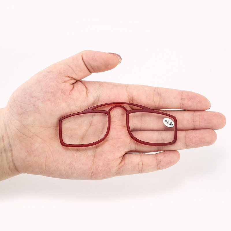 Reading Glasses Manufacturer - Ultrathin Metal Nose Clip Cardstyle Portable with Box