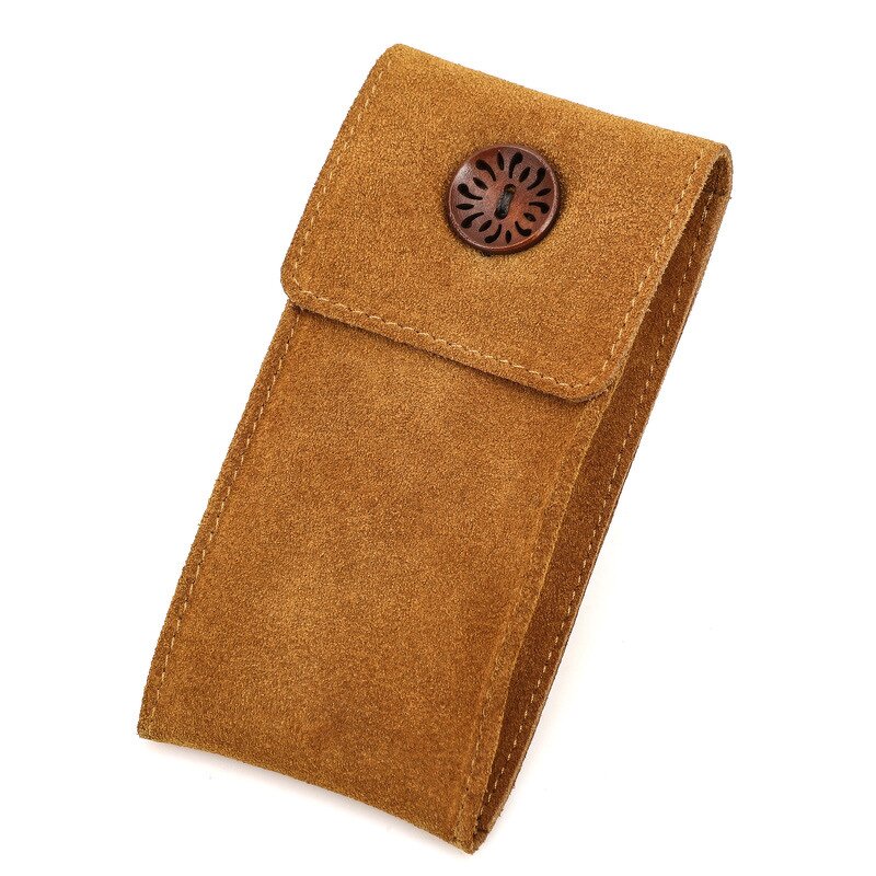 Watch Case Manufacturer - Suede Cowhide Leather Single Casual Mechanical Portable Storage Bag