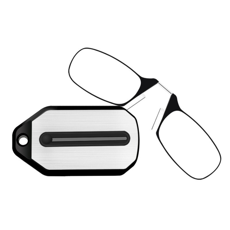 Reading Glasses Manufacturer - Ultra Thin Card Portable Keychain Foldable Clip Nose with Case