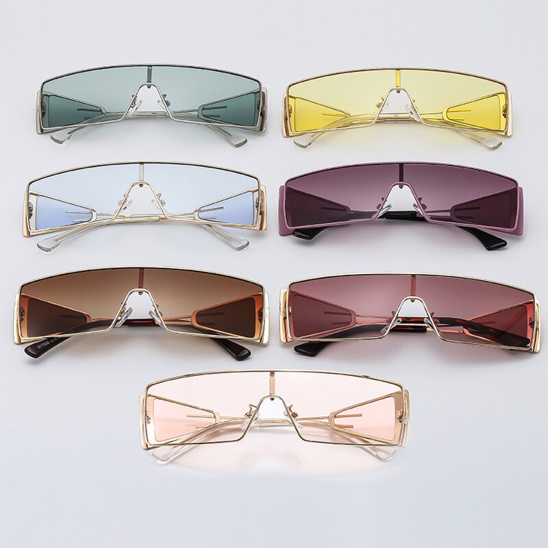 Sunglasses Manufacturer - Futuristic Metal Framed Polarized Glass Lenses for Outdoor Driving