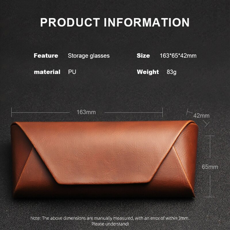 Sunglasses Case Manufacturer - PU Leather Magnetic Flip Packing Box & Custom Logo