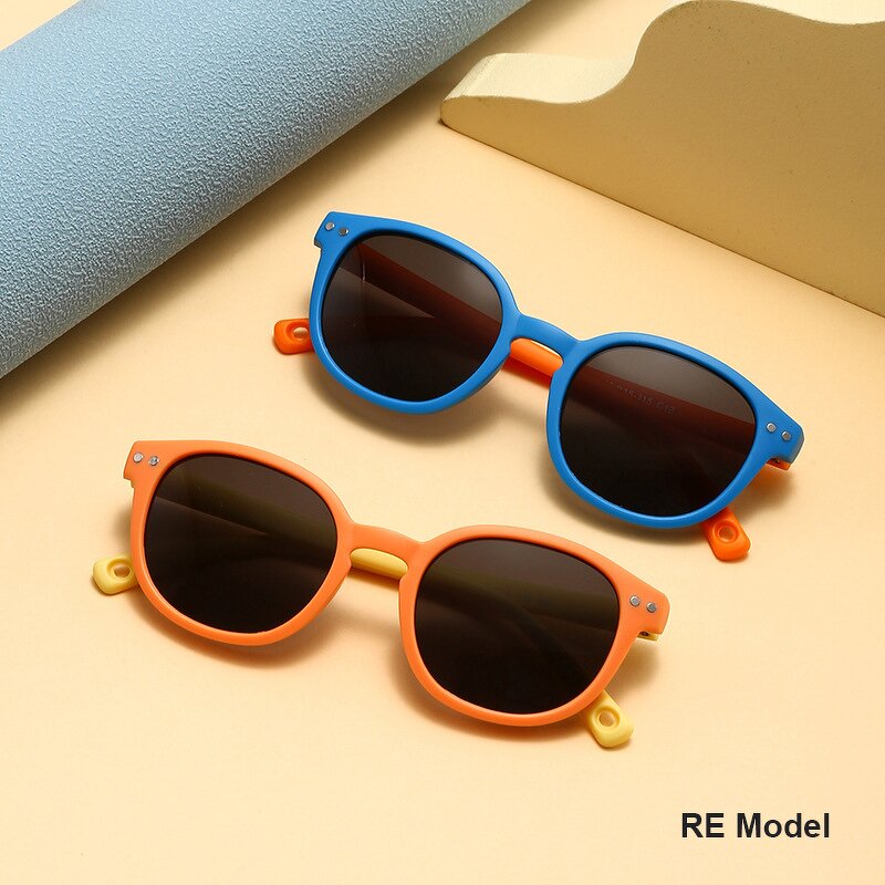 Baby Sunglasses Manufacturer - UV400 Multicolor Silicone Square Round Frame & Custom LOGO