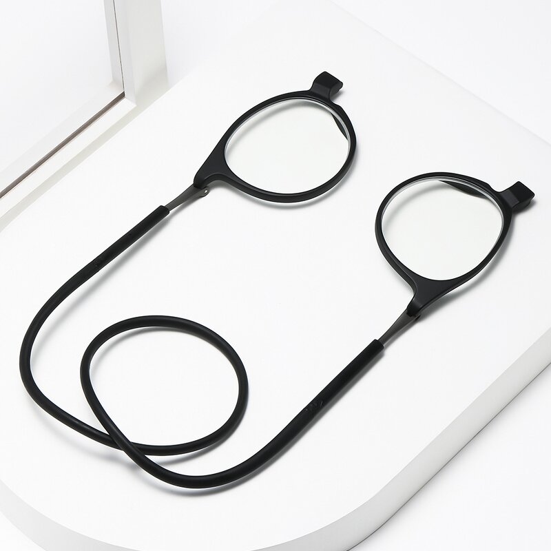 Reading Glasses Manufacturer - Adjustable Magnetic Link Anti Loss Oval Frame for Old Age