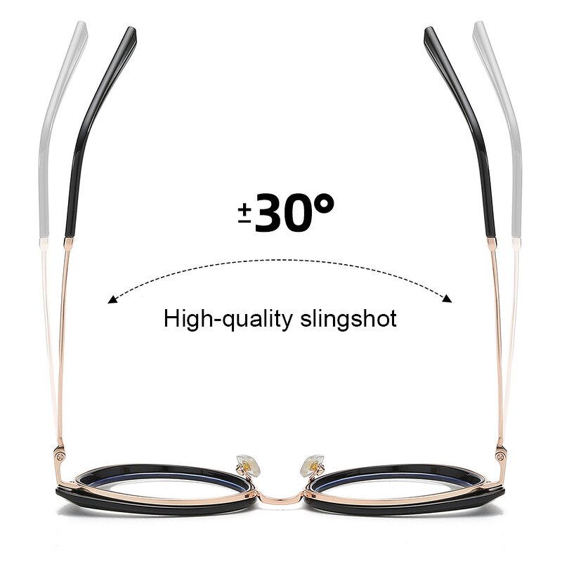 Eyeglasses Frames for Women Manufacturer - Metal Cat Eye Frame Anti Blue Light for Myopia
