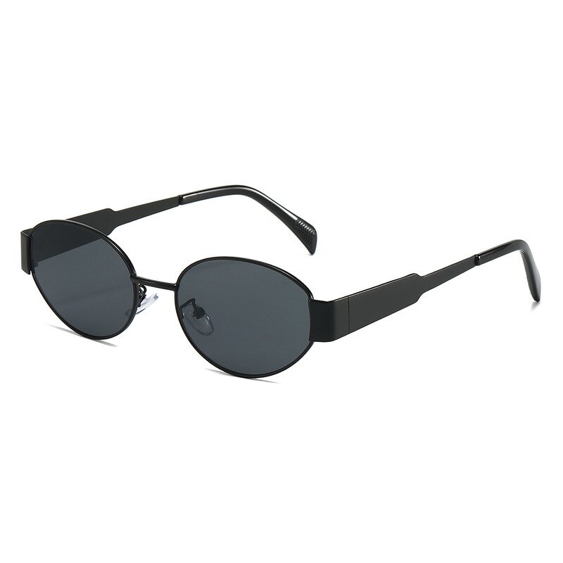 Sunglasses Manufacturer - Small Oval Metal Frame Polarized Luxury Trendy Unisex