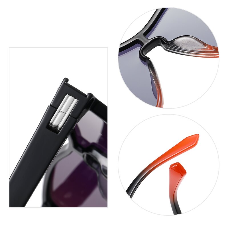 Sunglasses for Women Manufacturer - UV400 One Piece Lightweight Square TR Frame Polarized