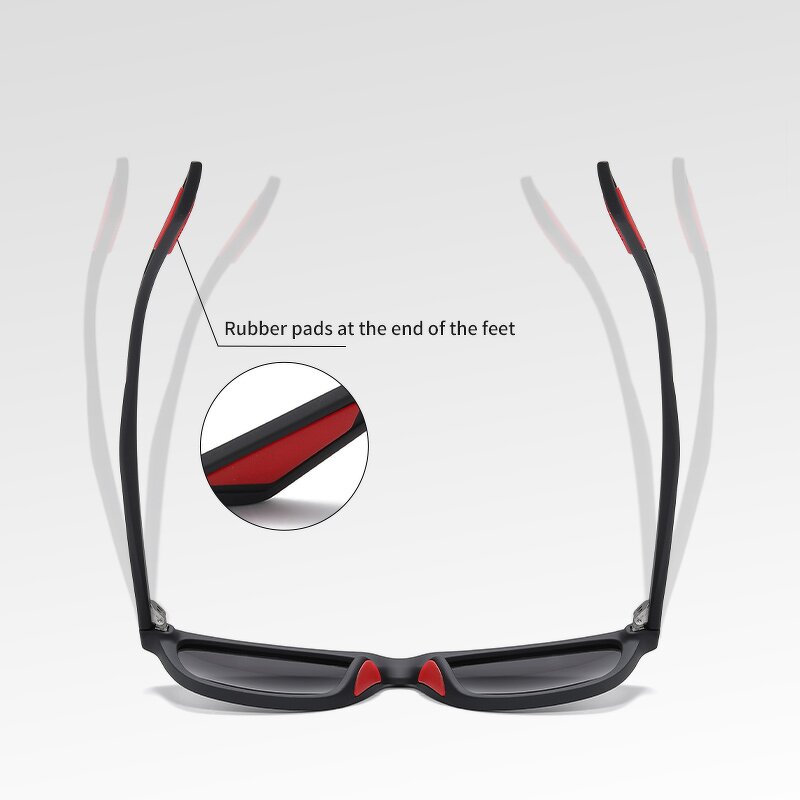 Sunglasses Manufacturer - Square TR90 Frame Polarized for Outdoor Sports & Customizable Logo