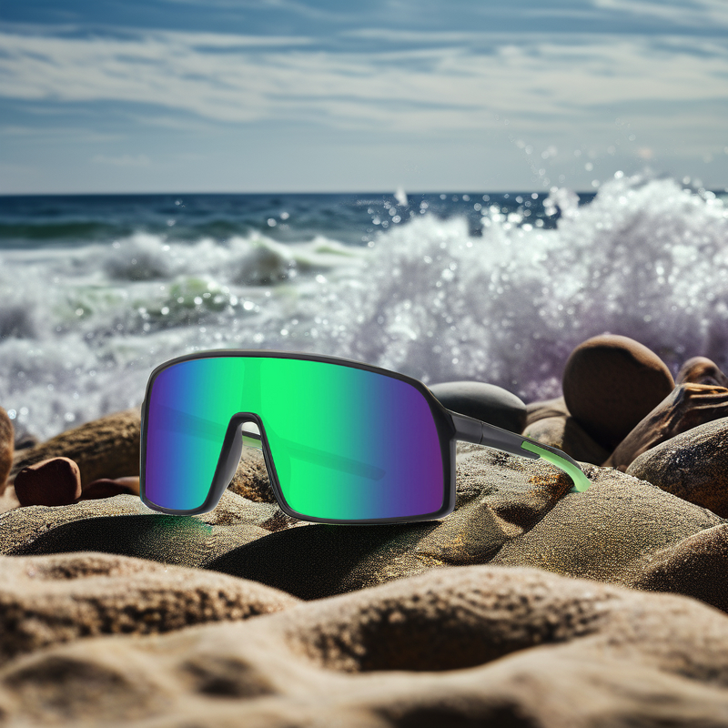 Sunglasses Manufacturer - TR90 Big Frame UV400 Protection Polarizing Unisex Sports