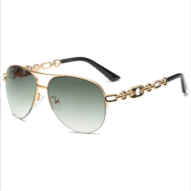 Polarized Sunglasses for Women Manufacturer - Gold Frame UV400 Optical Glass Lenses Luxury