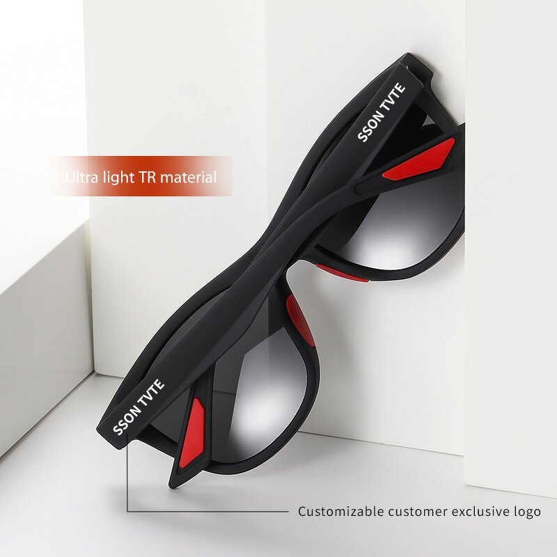 Sunglasses Manufacturer - Square TR90 Frame Polarized for Outdoor Sports & Customizable Logo