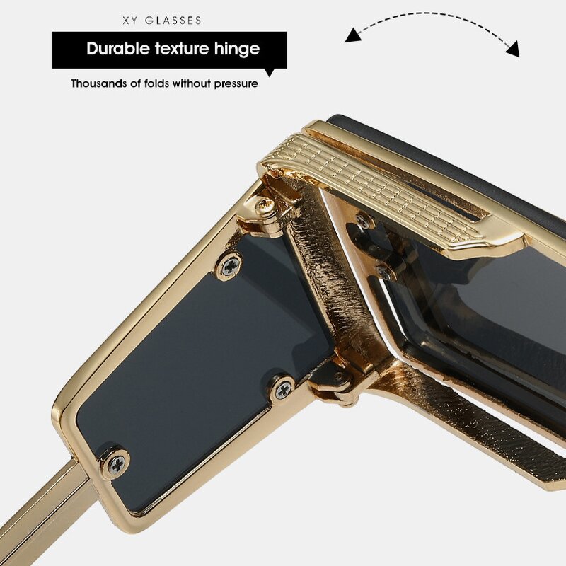 Sunglasses Manufacturer - Square Frame Future Technology Y2K Design & Custom Logo