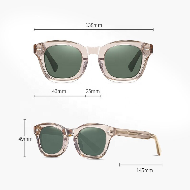 Sunglasses for Women Manufacturer - UV400 Square Frames Retro Polarizing for Driving
