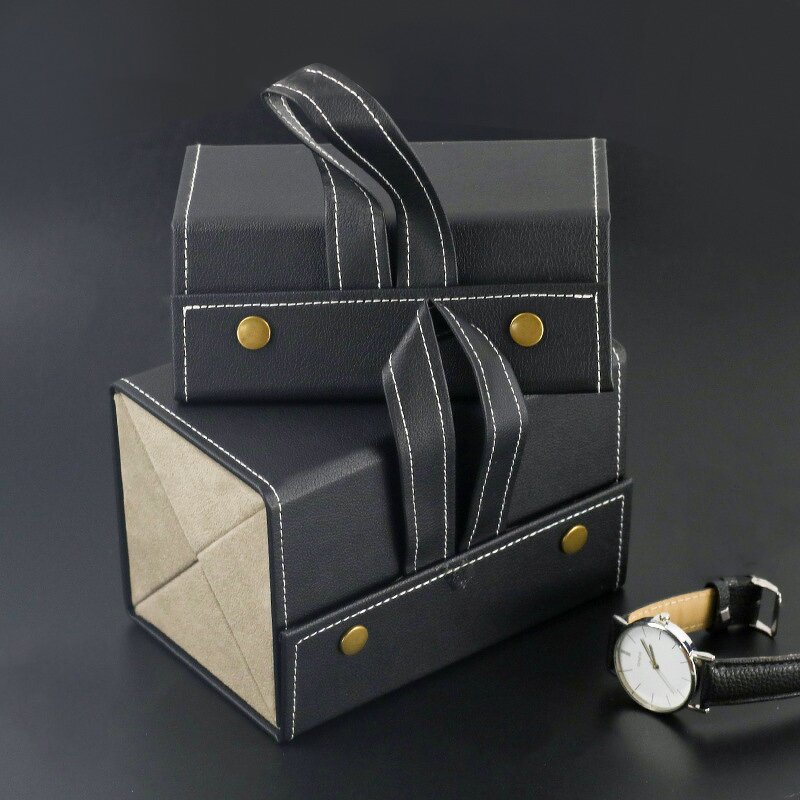 Eyeglass Case Manufacturer - Multi-functional Folding Leather Jewelry Sunglasses Box Handmade