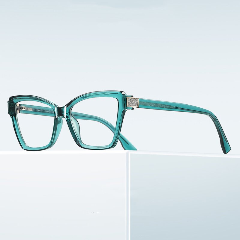 Optical Frames for Women Manufacturer - Cat Eye TR90 Propionic Acid Pin Metal Frame