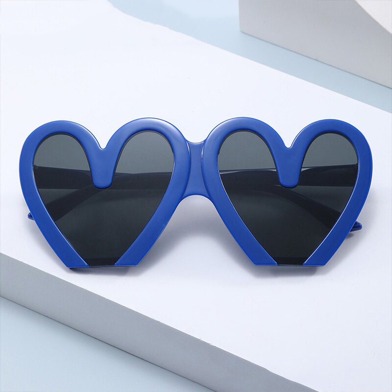 Sunglasses for Women Manufacturer - Heart Shaped Colors Frame Funny for Beach Party Y2K Wholesale