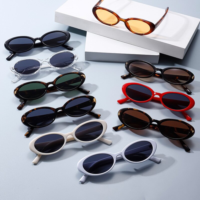 Cat Eye Sunglasses for Women Manufacturer - UV400 Retro Simple Oval PC Frame European & American