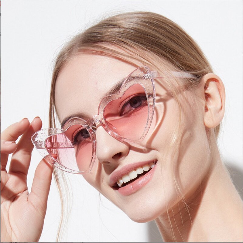 Sunglasses for Women Manufacturer - Heart Frame Y2K for Weeding Party Trendy Wholesale