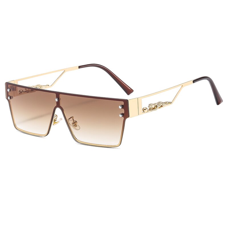Sunglasses Manufacturer - Windproof Metal Frames Square Oversized Vintage PC TR90 Lens
