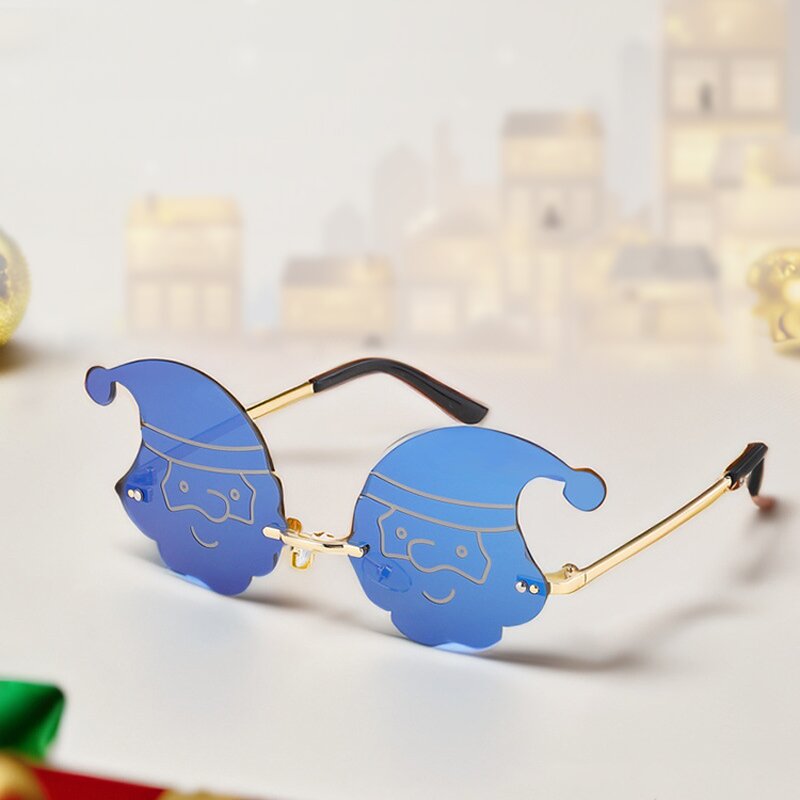 Sunglasses Manufacturer - UV400 Cartoon Dragon Flame Festive Rimless for Christmas Party