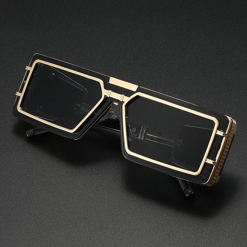 Sunglasses Manufacturer - UV400 Square Frame Future Technology Y2K Design