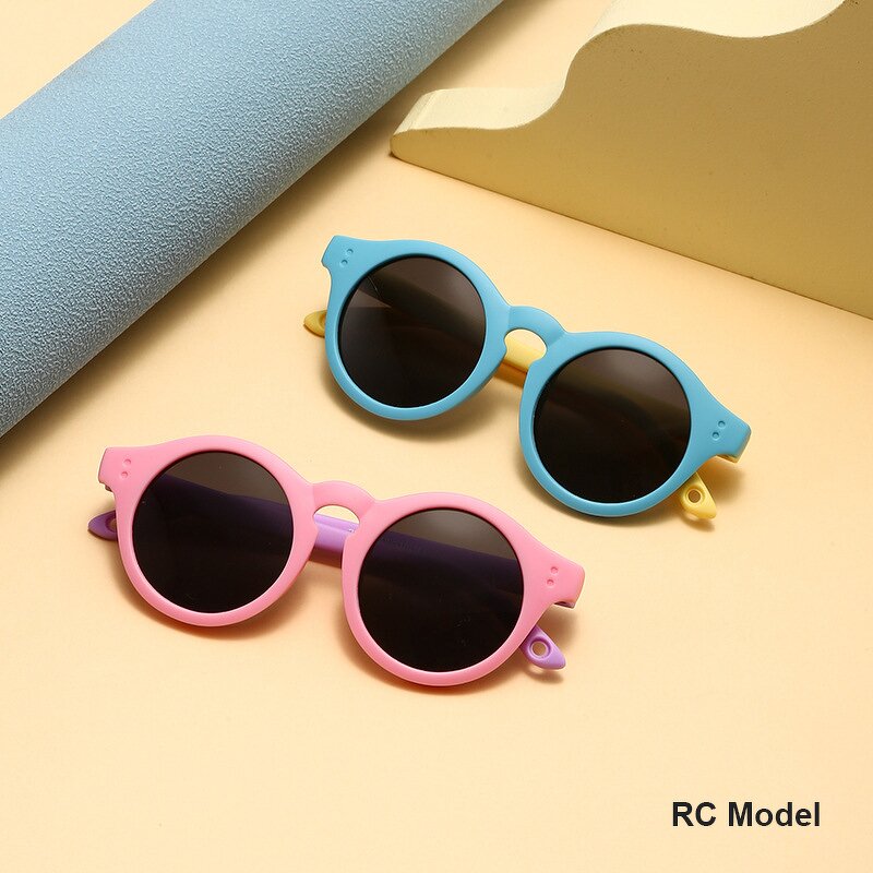 Baby Sunglasses Manufacturer - UV400 Multicolor Silicone Square Round Frame & Custom LOGO