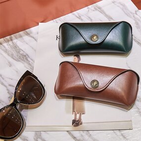 Leather Sunglasses Case Manufacturer - Handmade PU Soft Leather Lightweight Pressure Resistant