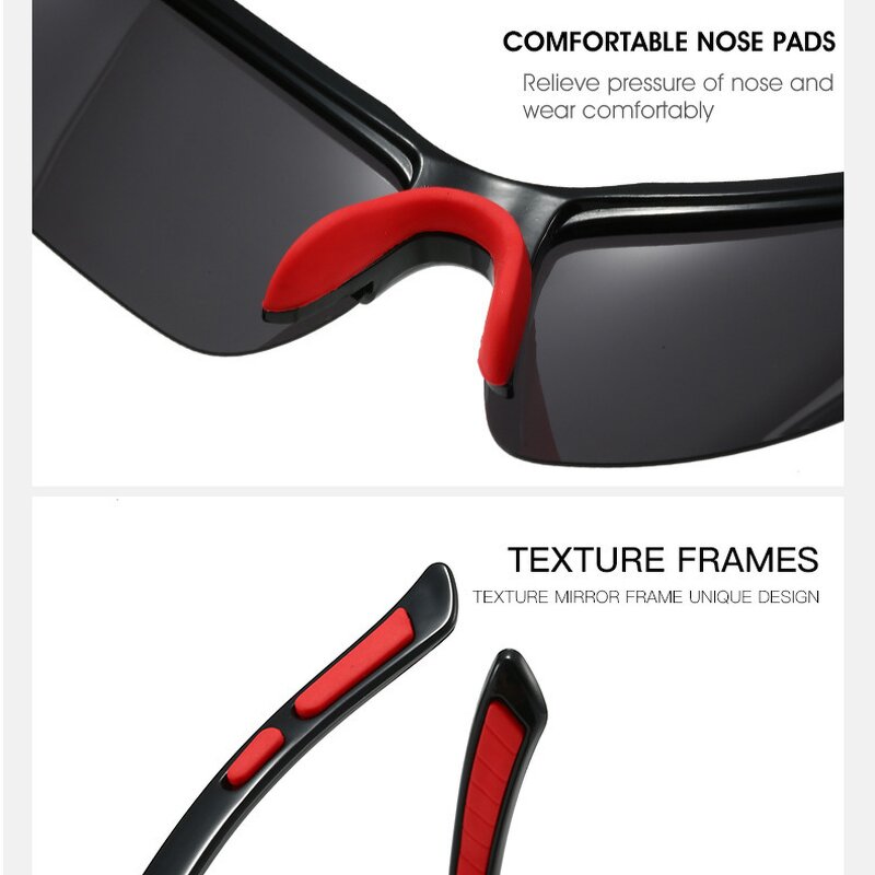 Sports Sunglasses Manufacturer - Lightweight Half Frame Polarized for Cycling & Custom Logo