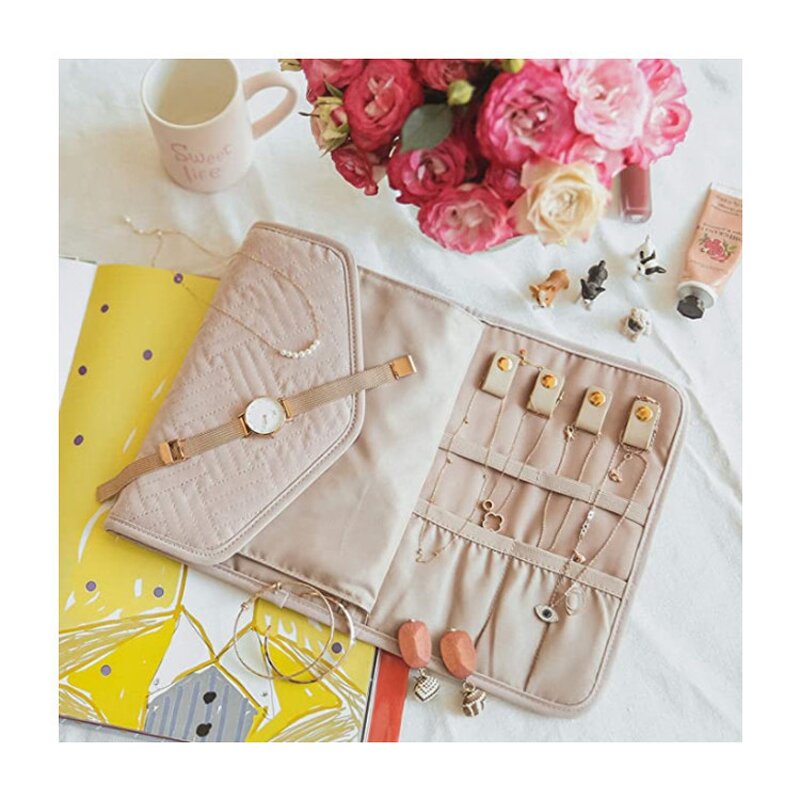 Jewelry Storage Box Manufacturer - Portable Traveler's Folding Bag Multifunctional for Necklace Earrings